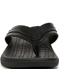 Vionic Men's Tide II Leather Toe Post Sandals