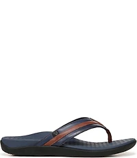 Vionic Men's Tide II Leather Toe Post Sandals