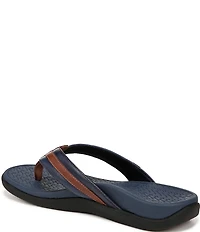 Vionic Men's Tide II Leather Toe Post Sandals