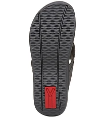 Vionic Men's Tide II Perforated Nubuck Suede Toe Post Sandals