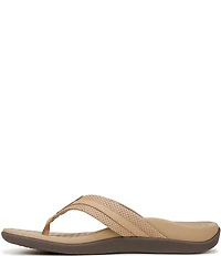 Vionic Men's Tide II Perforated Nubuck Suede Toe Post Sandals