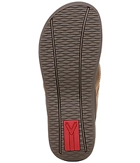 Vionic Men's Tide II Perforated Nubuck Suede Toe Post Sandals