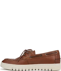Vionic Men's Uptown Boat Leather Slip On Boat Shoes