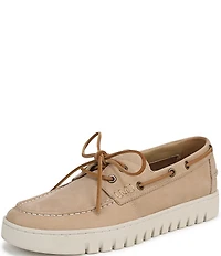 Vionic Men's Uptown Boat Nubuck Suede Slip On Boat Shoes