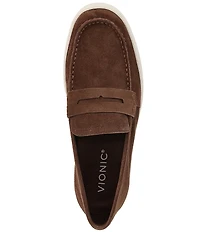 Vionic Men's Uptown Suede Penny Loafers