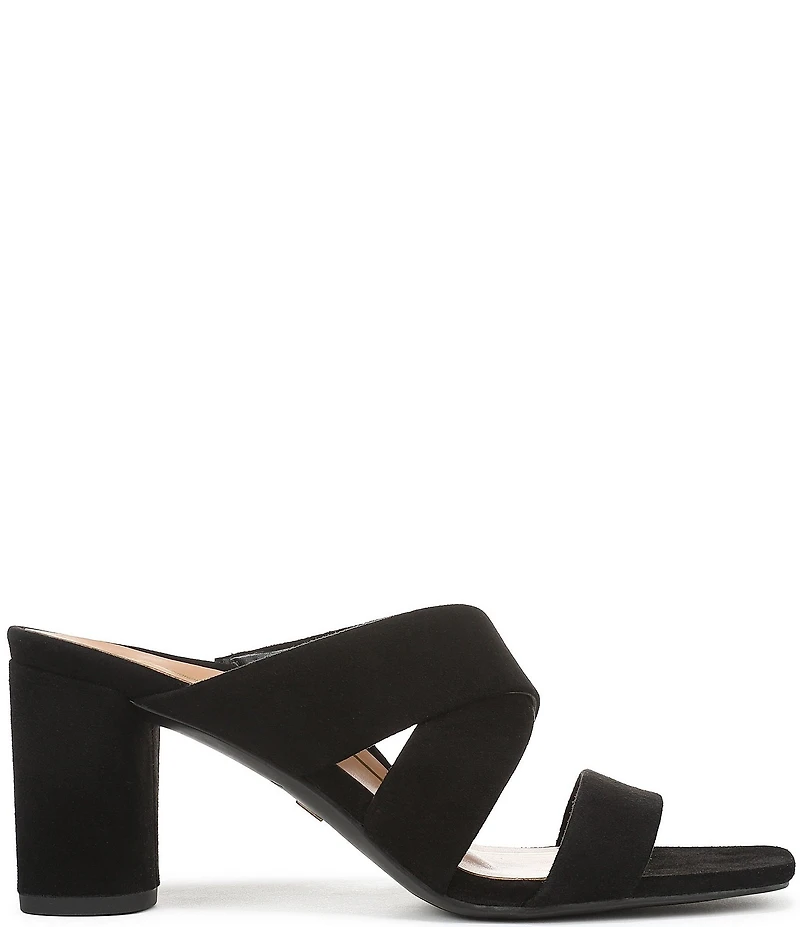 Vionic Merlot Suede Banded Dress Slide Sandals