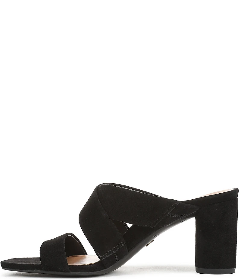 Vionic Merlot Suede Banded Dress Slide Sandals