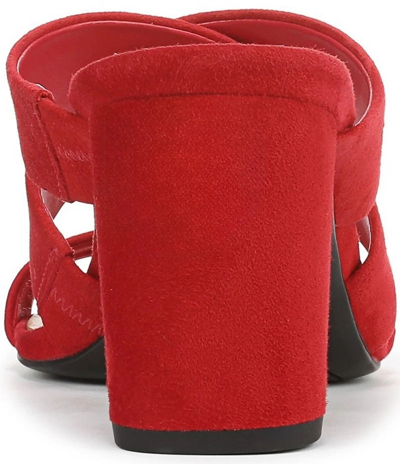 Vionic Merlot Suede Banded Dress Slide Sandals