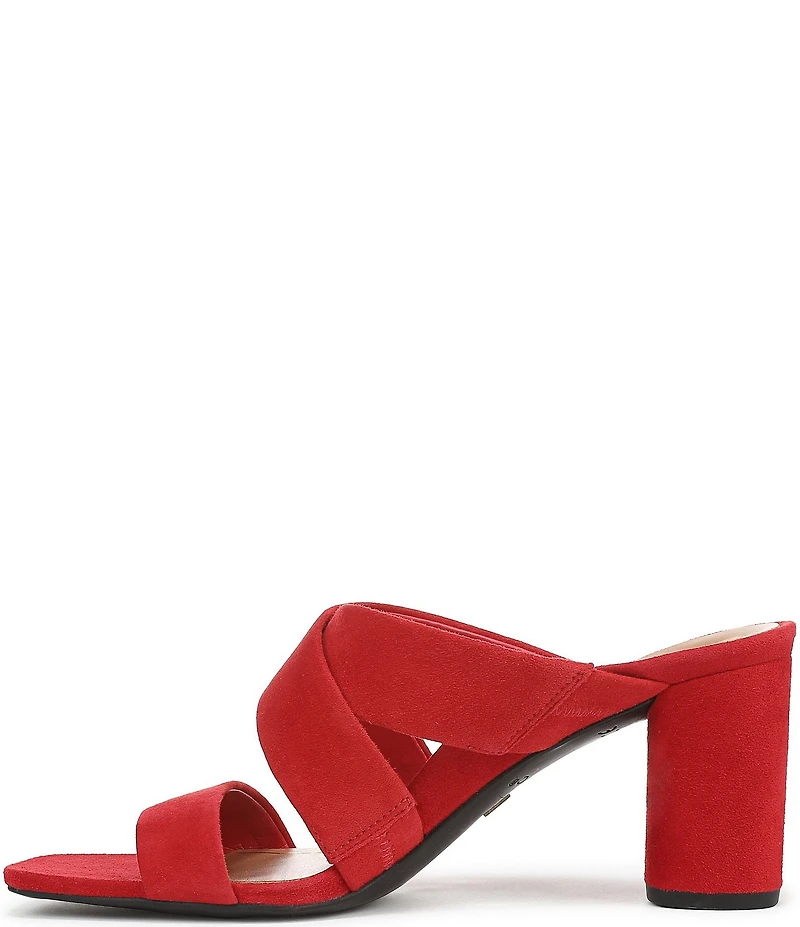 Vionic Merlot Suede Banded Dress Slide Sandals