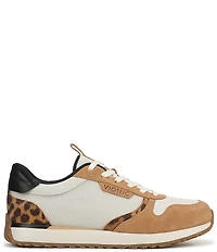Vionic Monarch Court Inspired Leopard Lace Up Sneakers