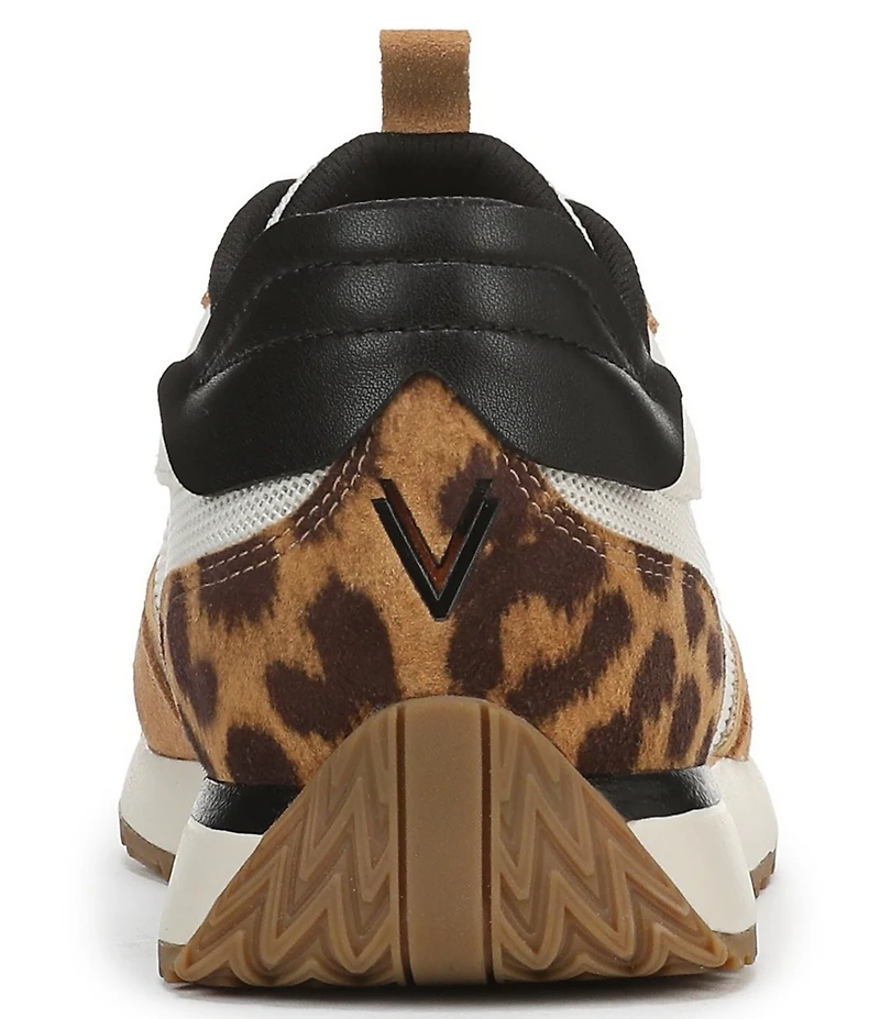 Vionic Monarch Court Inspired Leopard Lace Up Sneakers