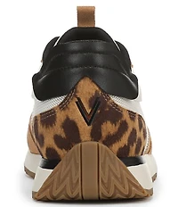 Vionic Monarch Court Inspired Leopard Lace Up Sneakers