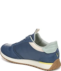 Vionic Monarch Court Inspired Mixed Material Lace Up Sneakers