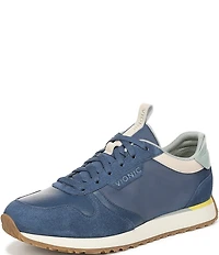 Vionic Monarch Court Inspired Mixed Material Lace Up Sneakers