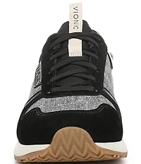 Vionic Monarch Court Inspired Printed Lace Up Sneakers