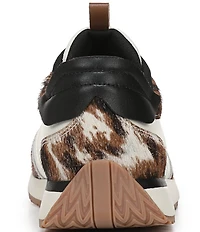 Vionic Monarch Cow Print Lace Up Sneakers
