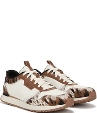 Vionic Monarch Cow Print Lace Up Sneakers
