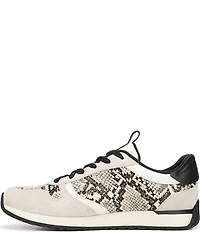 Vionic Monarch Snake Print Lace Up Sneakers