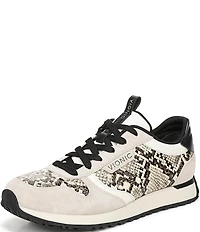 Vionic Monarch Snake Print Lace Up Sneakers