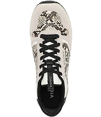 Vionic Monarch Snake Print Lace Up Sneakers
