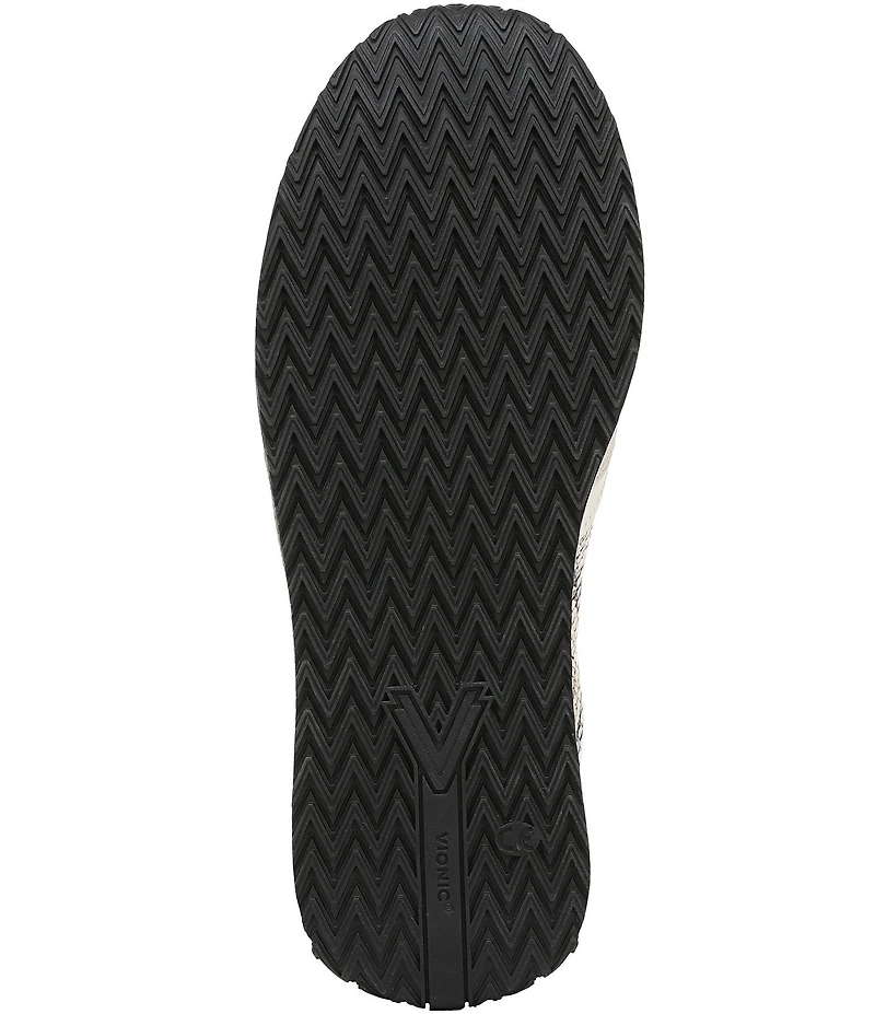 Vionic Monarch Snake Print Lace Up Sneakers