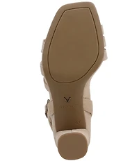Vionic Nora Croco Embossed Suede Strappy Dress Sandals