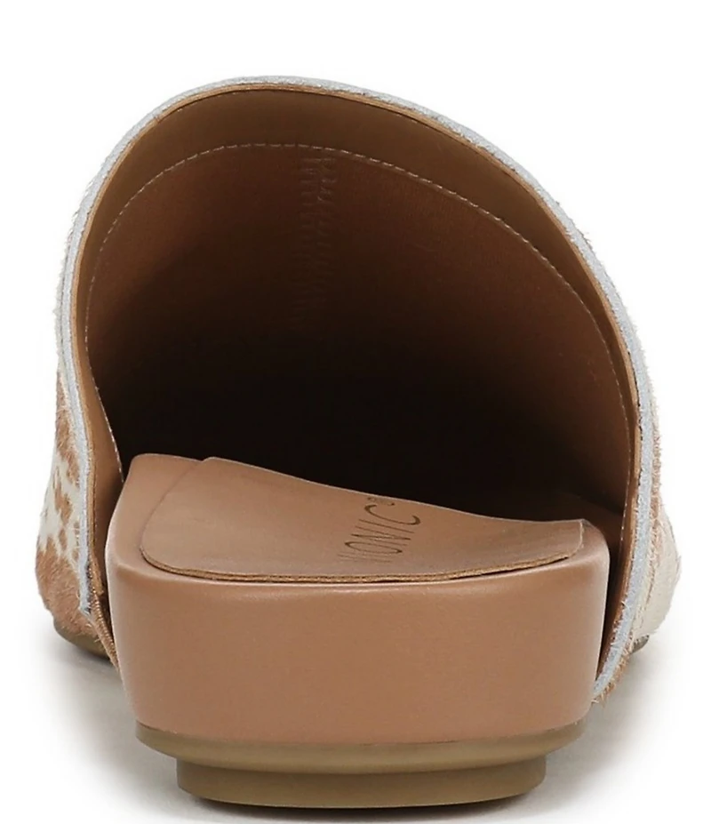 Vionic Opal Cow Print Calf Hair Mules