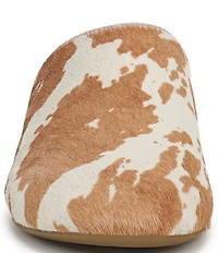 Vionic Opal Cow Print Calf Hair Mules