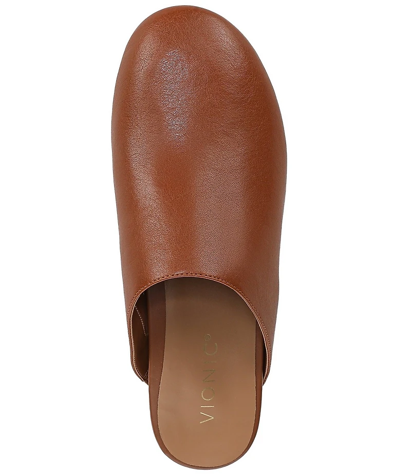 Vionic Opal Leather Mules
