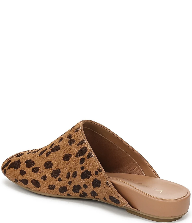 Vionic Opal Leopard Print Calf Hair Mules