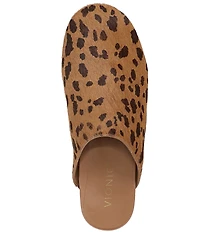 Vionic Opal Leopard Print Calf Hair Mules