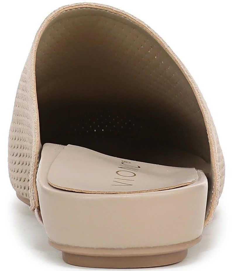 Vionic Opal Perforated Suede Mules