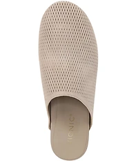 Vionic Opal Perforated Suede Mules