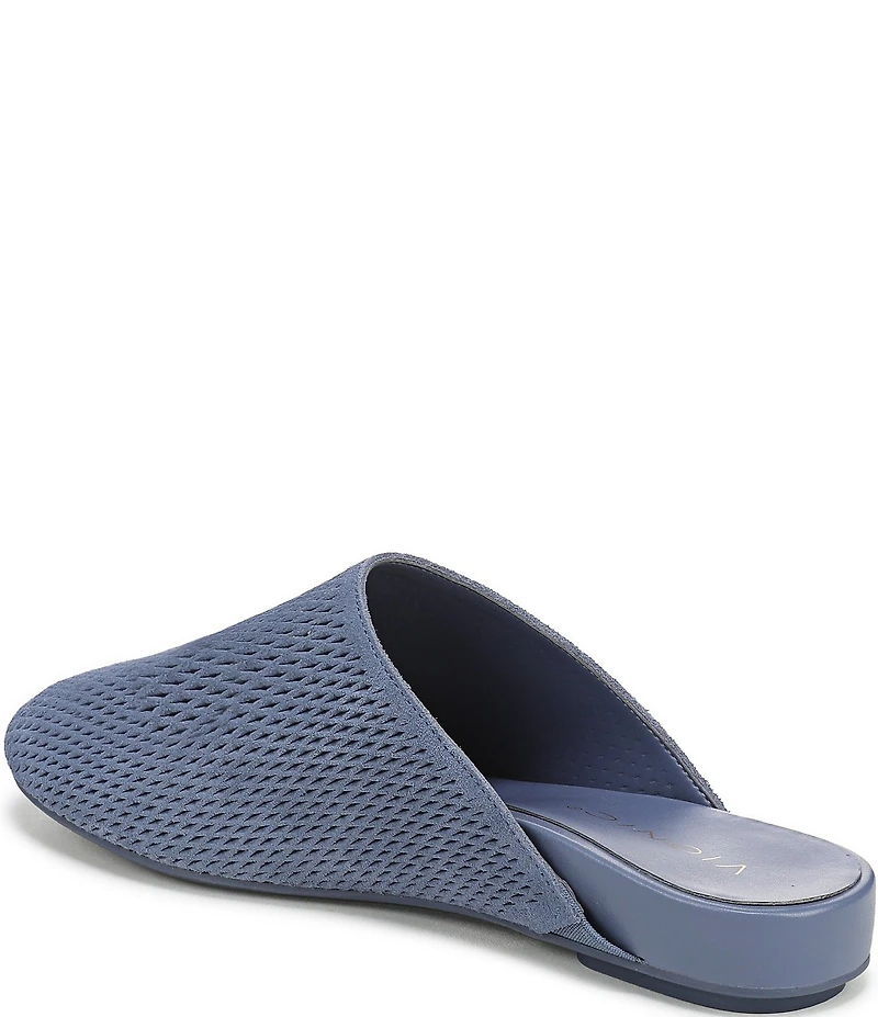Vionic Opal Perforated Suede Mules