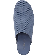 Vionic Opal Perforated Suede Mules