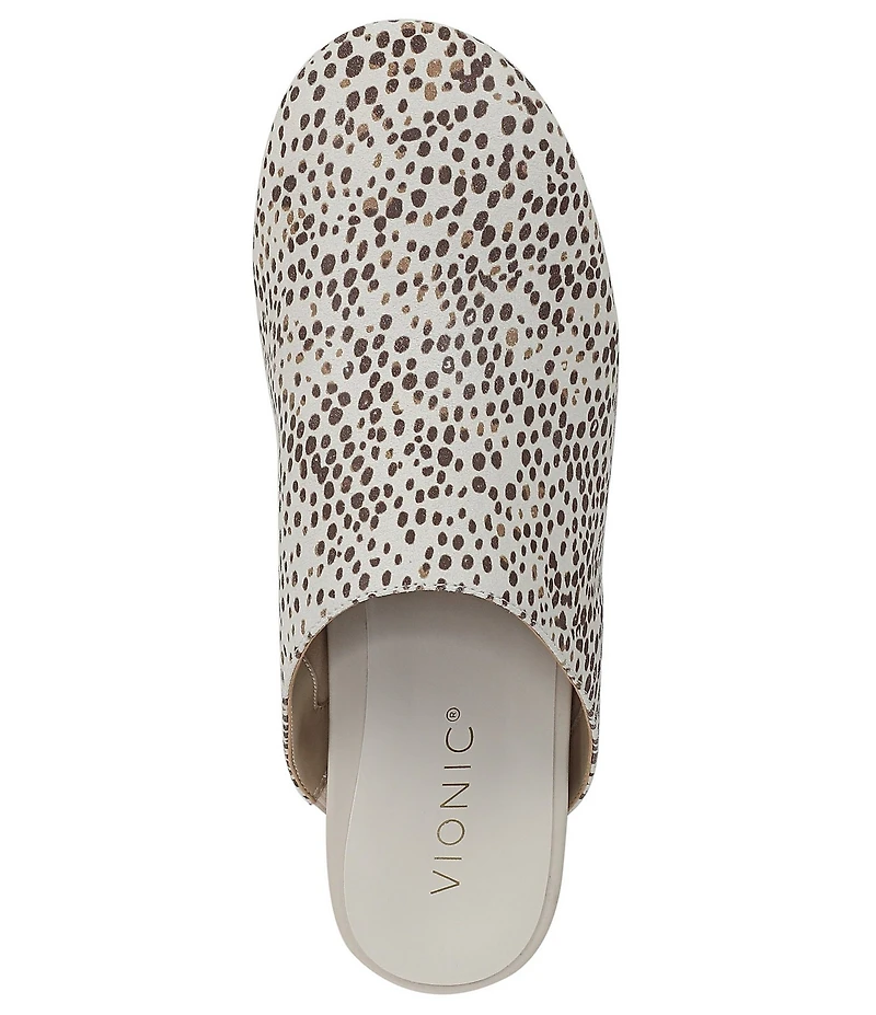 Vionic Opal Spotted Suede Mules