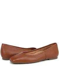 Vionic Orinda Leather Ballet Flats
