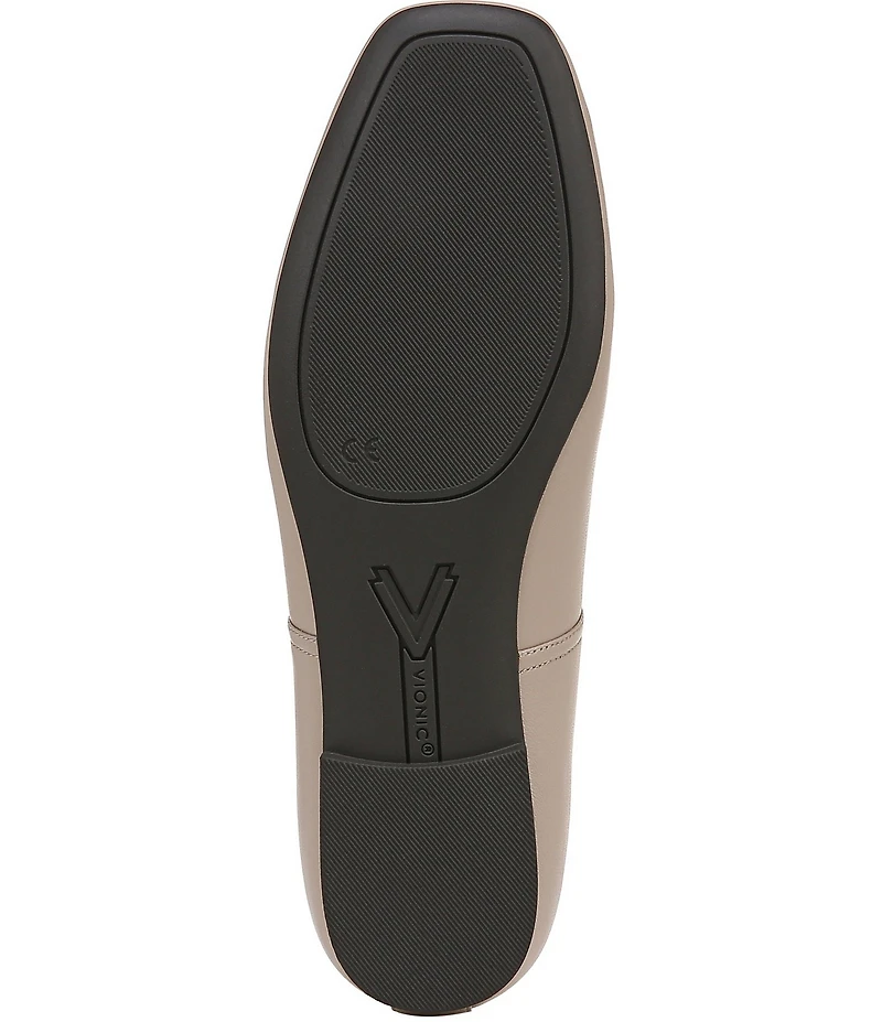 Vionic Orinda Leather Ballet Flats