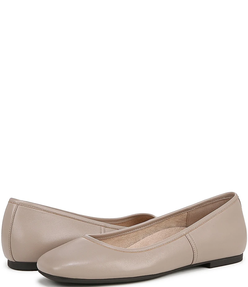 Vionic Orinda Leather Ballet Flats
