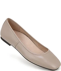 Vionic Orinda Leather Ballet Flats