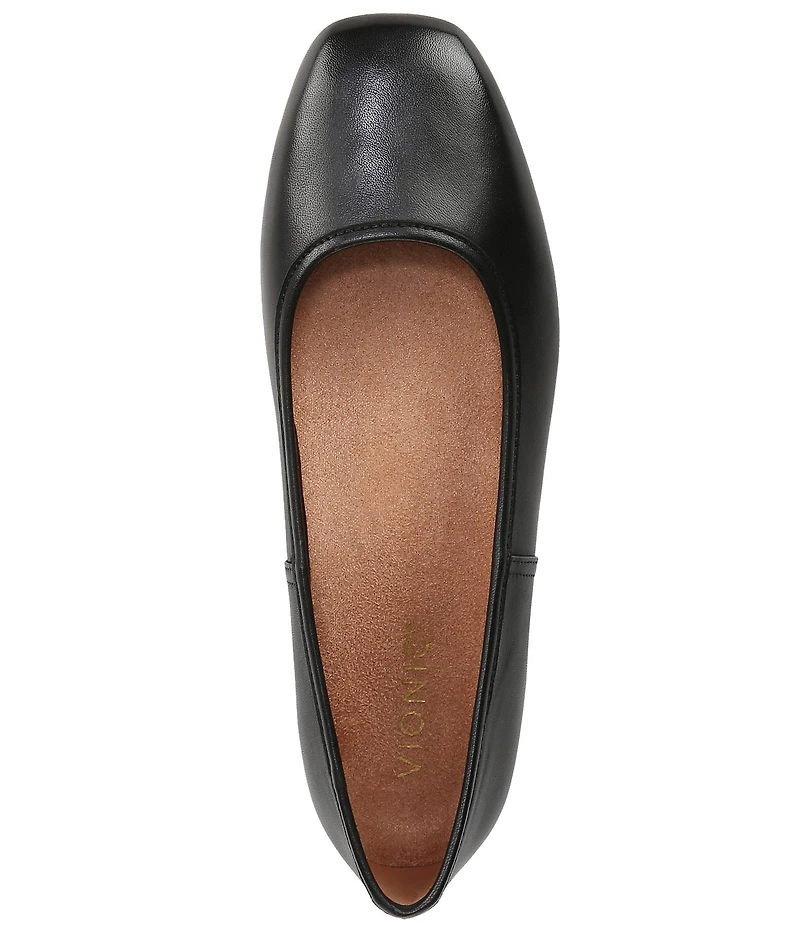 Vionic Orinda Leather Ballet Flats
