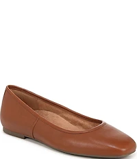 Vionic Orinda Leather Ballet Flats