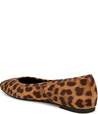 Vionic Orinda Leopard Print Suede Ballet Flats