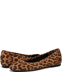 Vionic Orinda Leopard Print Suede Ballet Flats