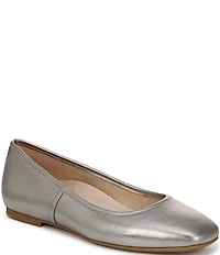 Vionic Orinda Metallic Leather Ballet Flats