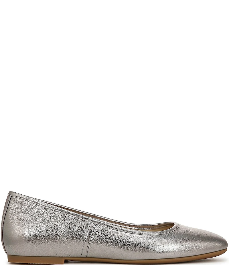 Vionic Orinda Metallic Leather Ballet Flats
