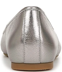 Vionic Orinda Metallic Leather Ballet Flats