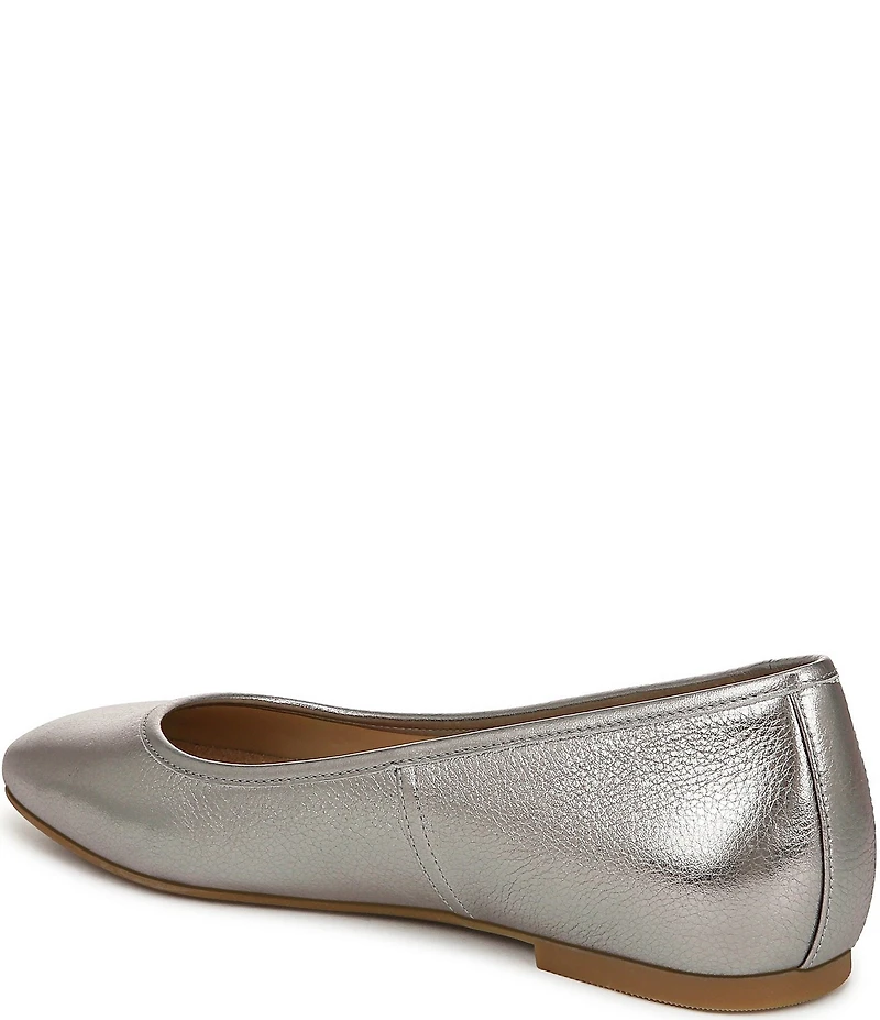 Vionic Orinda Metallic Leather Ballet Flats