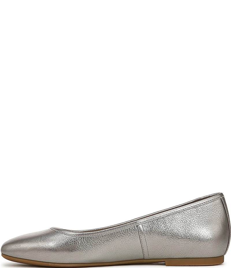 Vionic Orinda Metallic Leather Ballet Flats