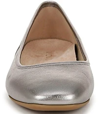 Vionic Orinda Metallic Leather Ballet Flats